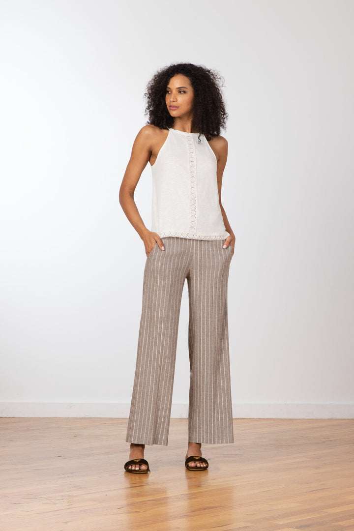 GRACE Linen Solar Mushroom - AVENUE MONTAIGNE 