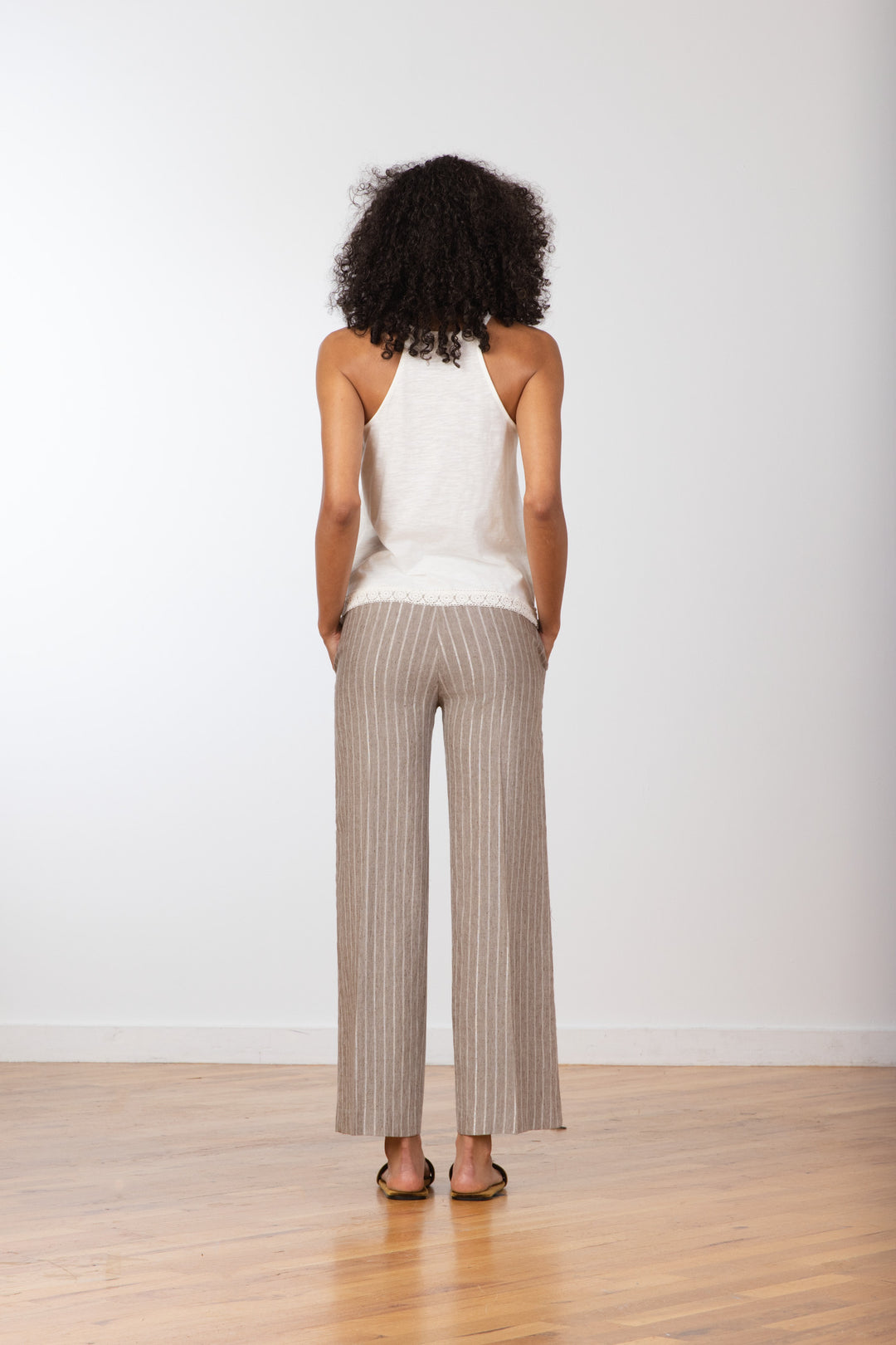 GRACE Linen Solar Mushroom - AVENUE MONTAIGNE 