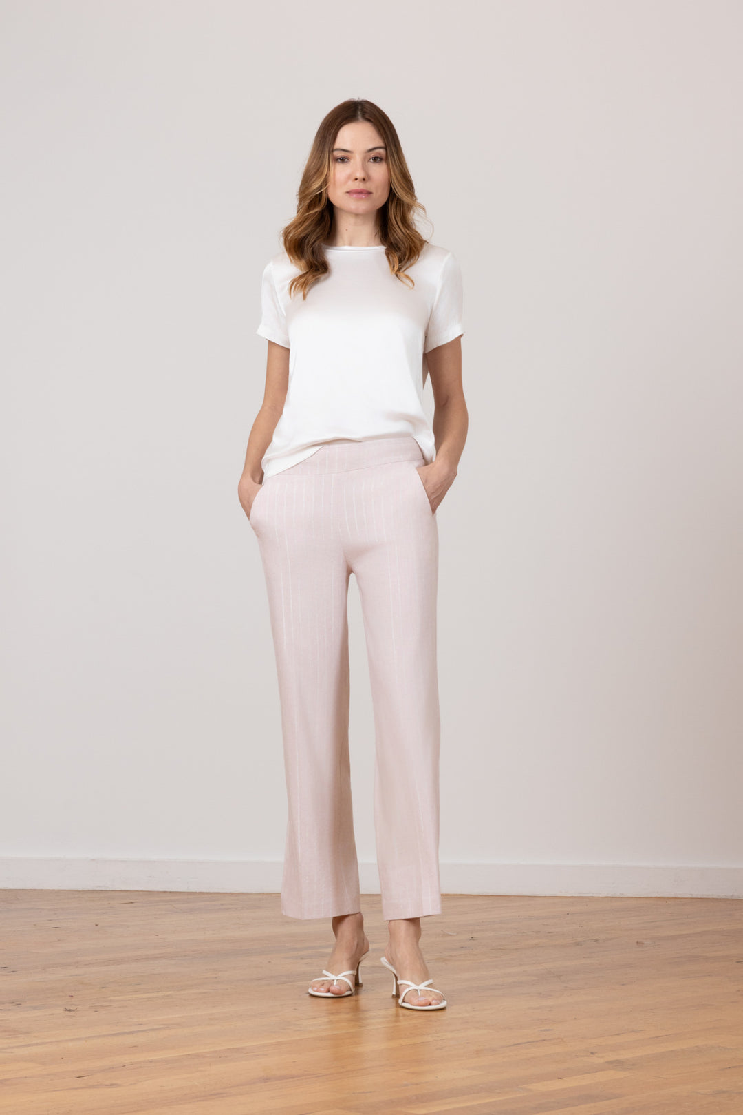 GRACE Linen Solar Pink - AVENUE MONTAIGNE 