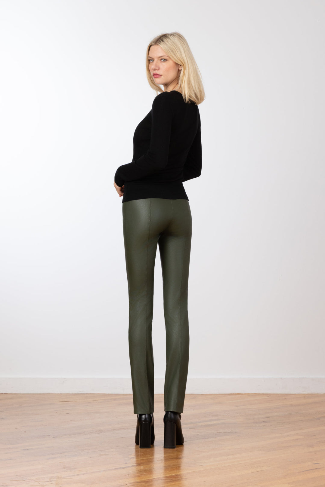 JETSET Pleather Olive Green
