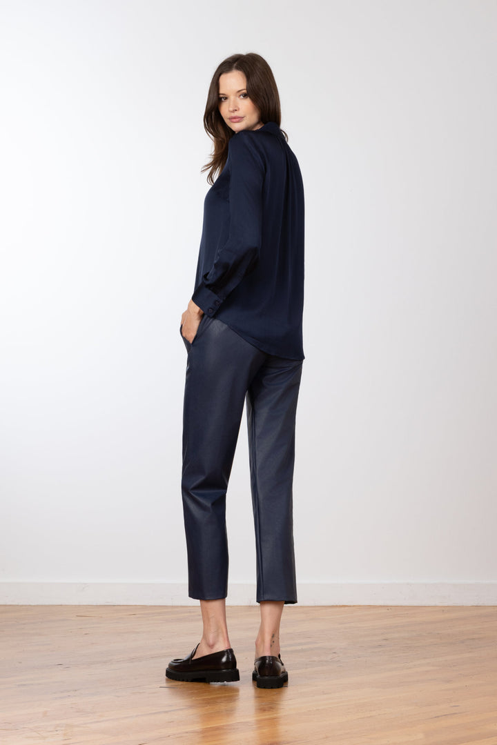 JOAN Pleather Navy