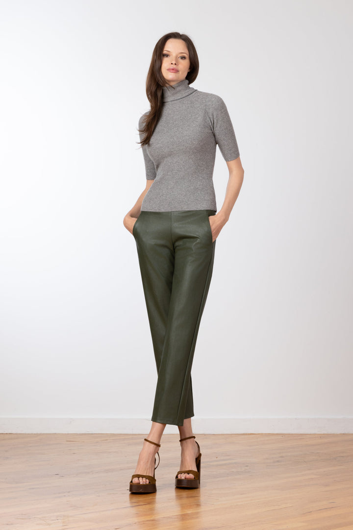 JOAN Pleather Olive Green