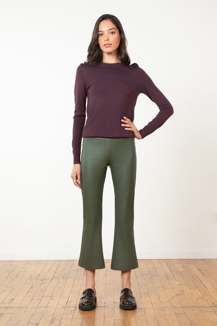 LEO Pleather Olive Green
