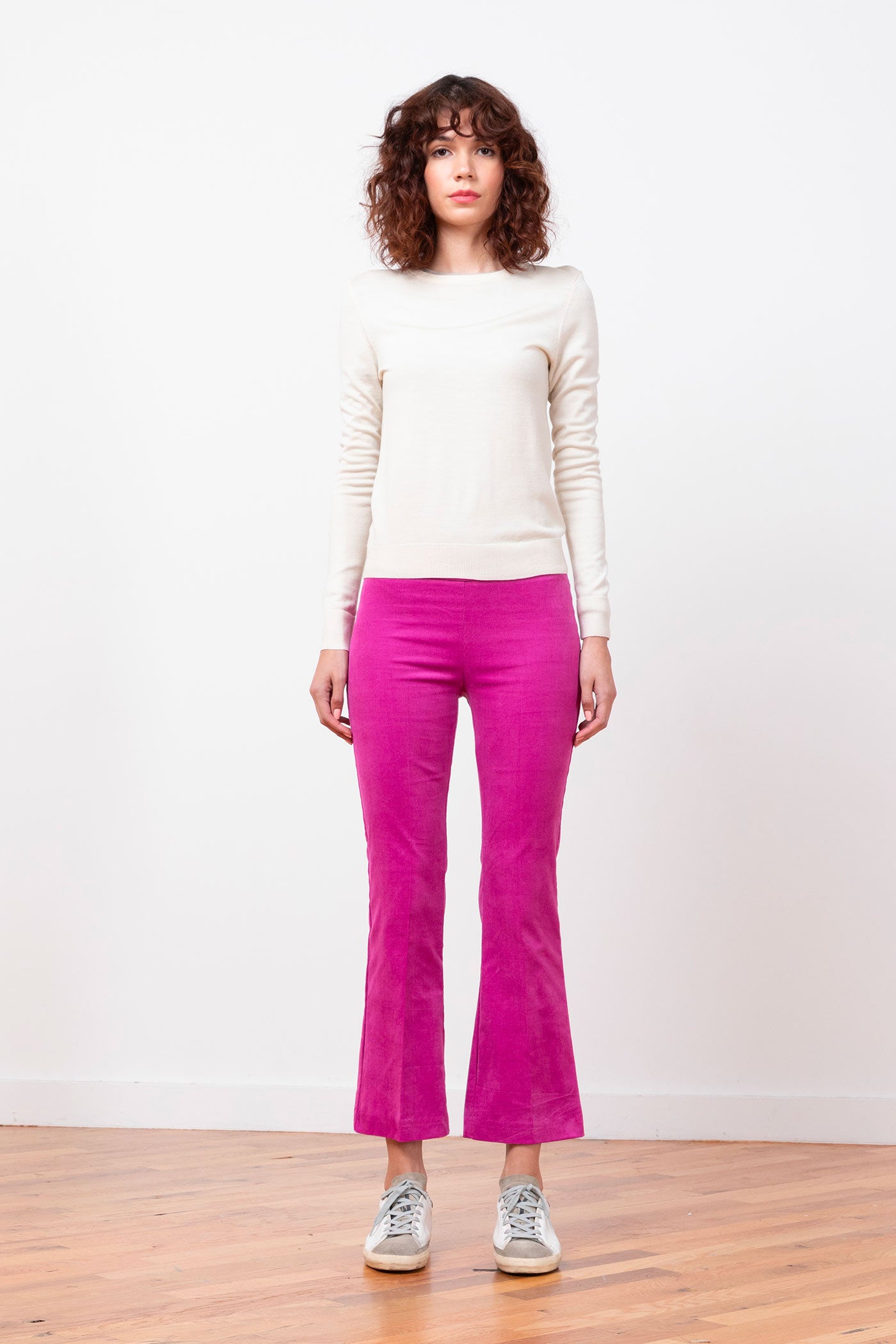 avenue montaigne LEO Fine Corduroy Fuchsia