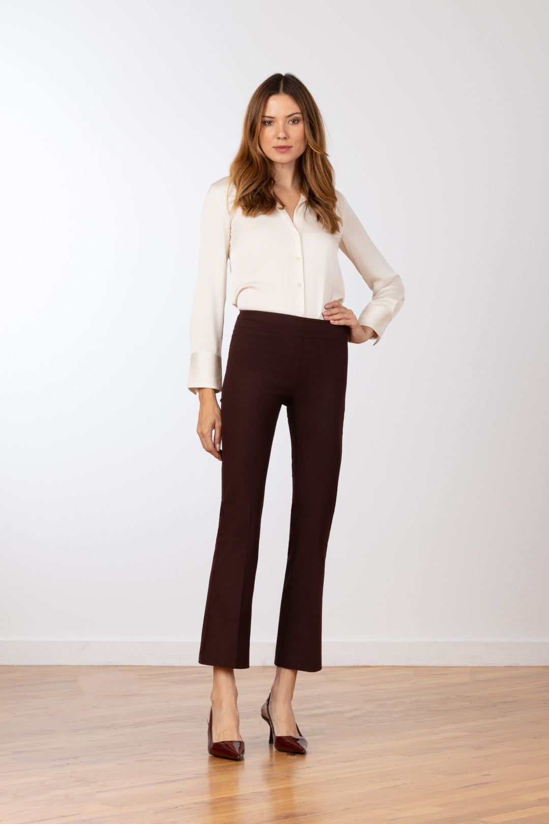 LEO Flannel Burgundy - AVENUE MONTAIGNE 