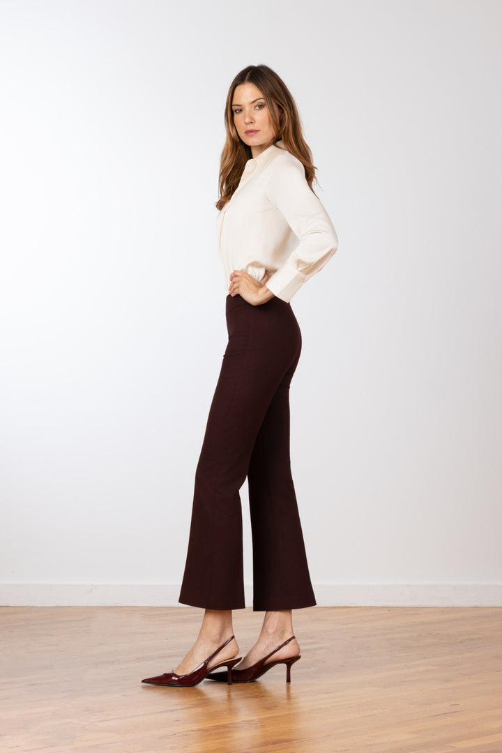 LEO Flannel Burgundy - AVENUE MONTAIGNE 