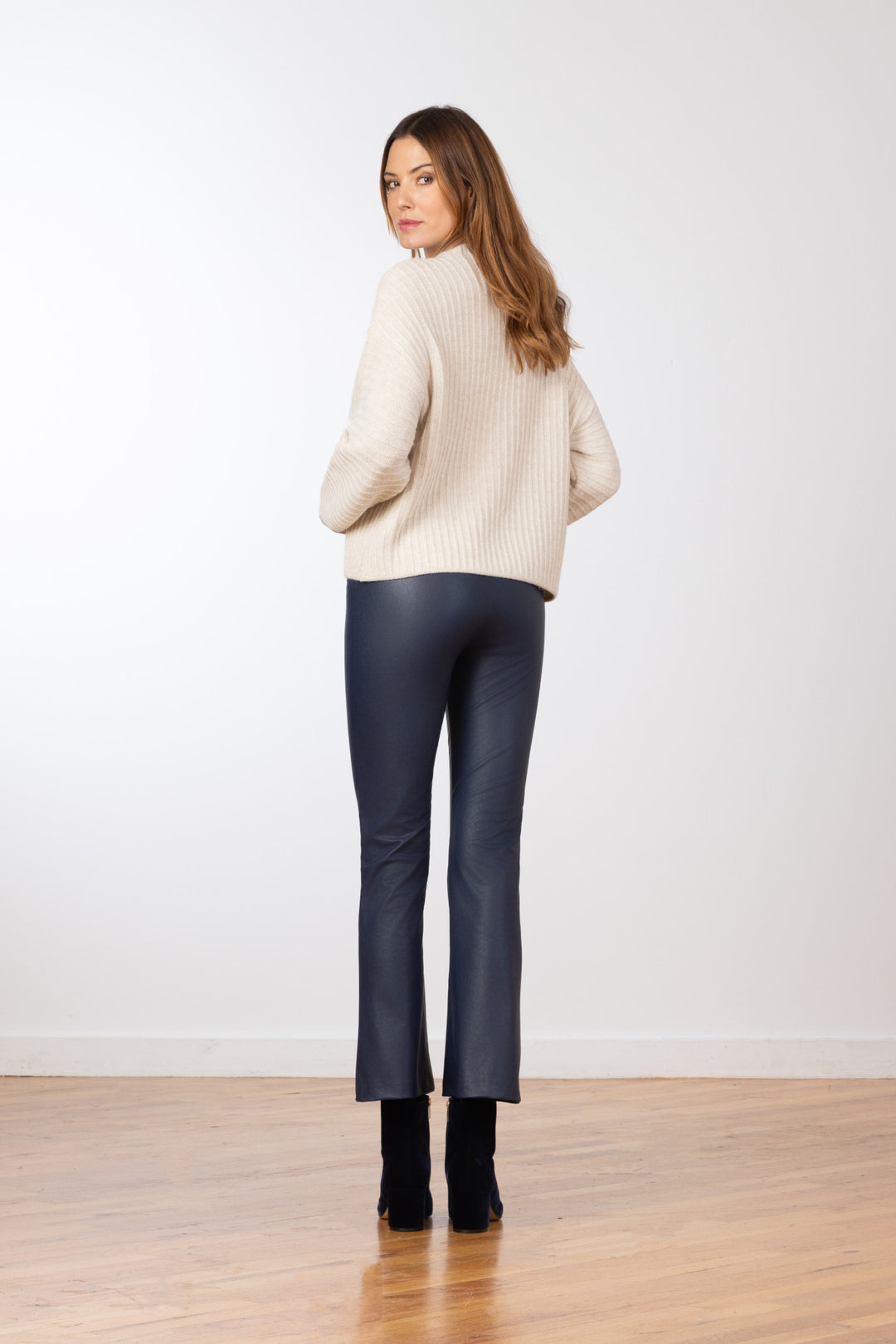 LEO Pleather Navy