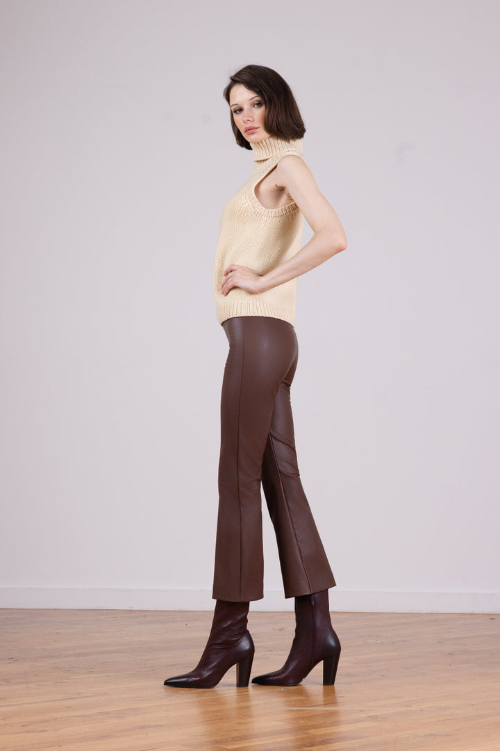 LEO Pleather Cognac