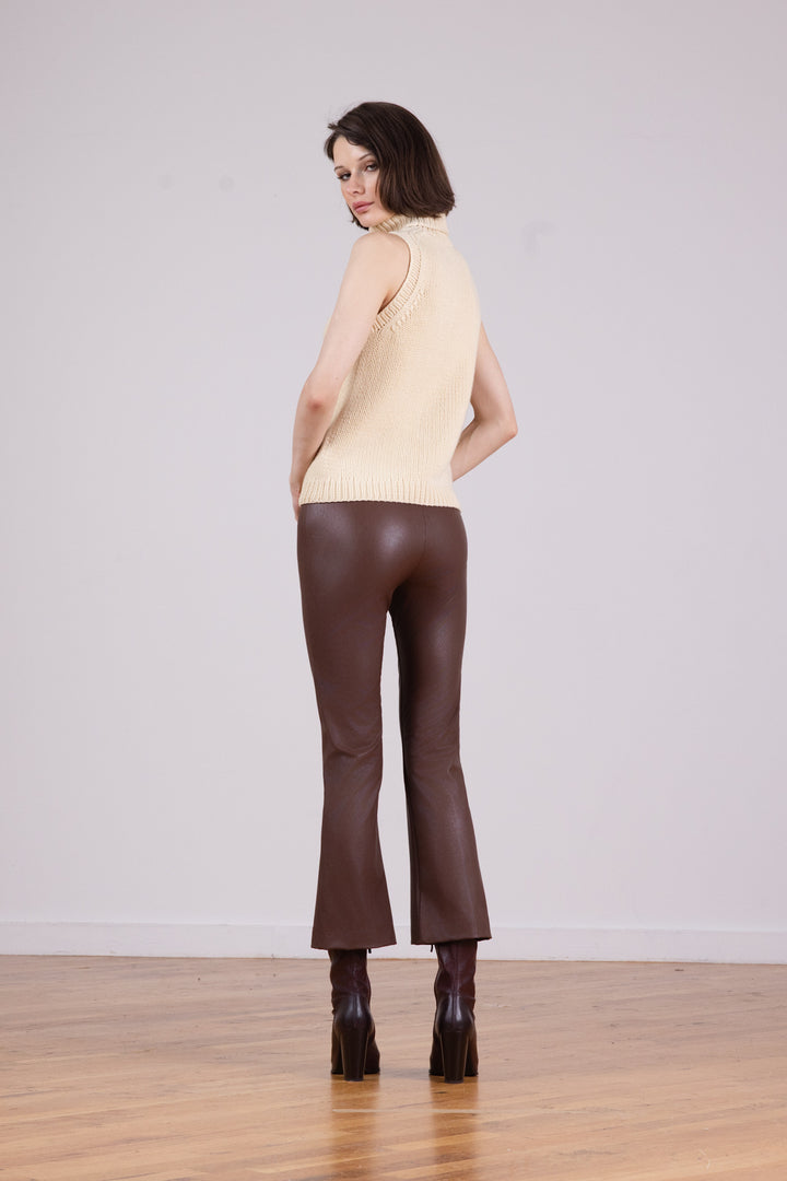 LEO Pleather Cognac