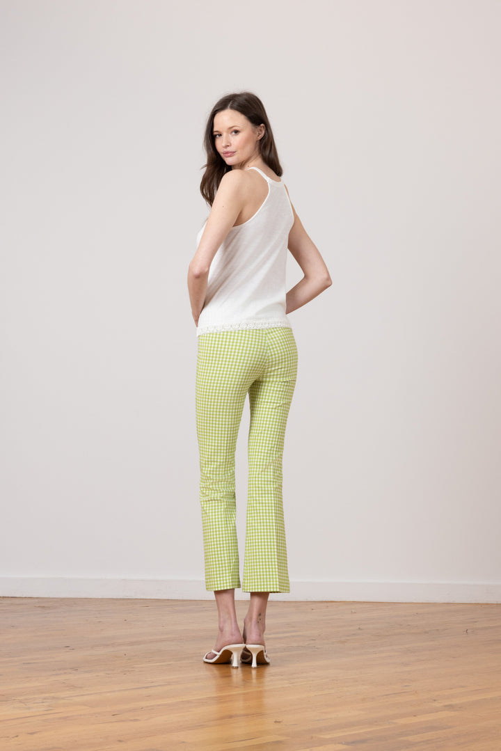 LEO Check Avocado - AVENUE MONTAIGNE 