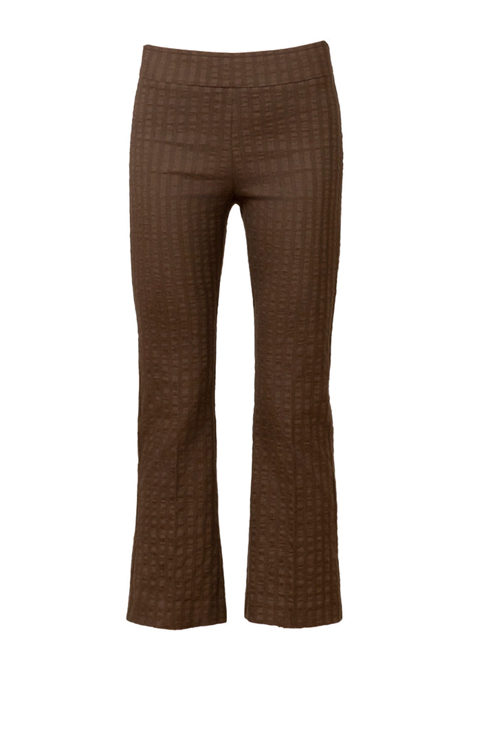 LEO Seersucker Cognac - AVENUE MONTAIGNE 