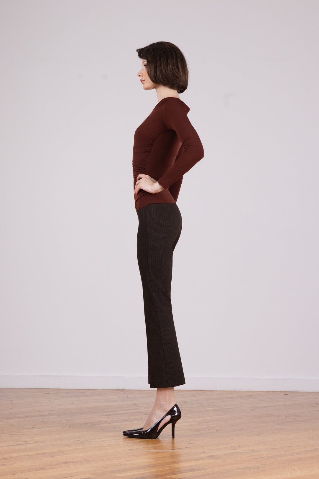 LEO Brushed Flannel Truffle