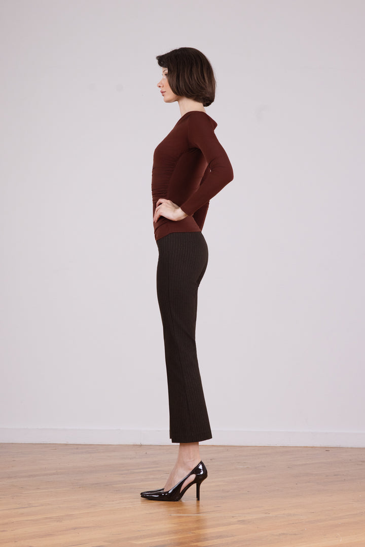 LEO Brushed Flannel Truffle