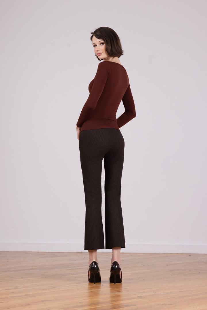 LEO Brushed Flannel Truffle