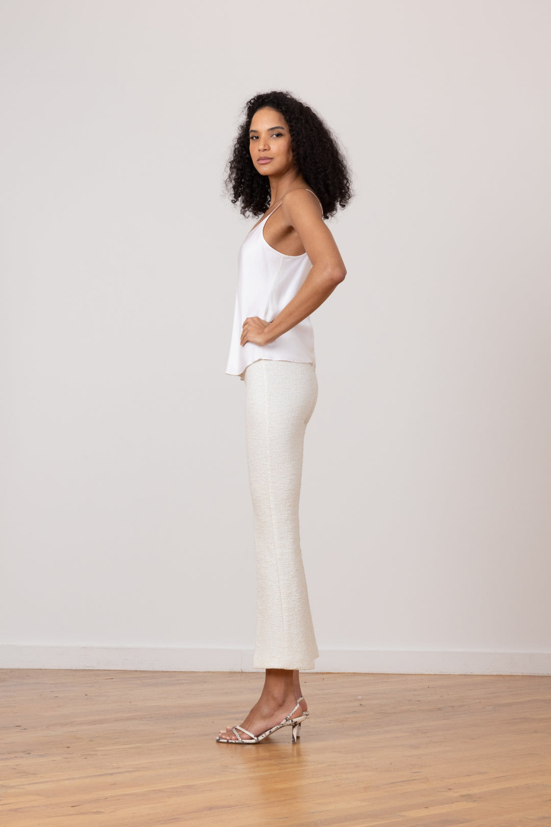 LEO Boucle Silver White - AVENUE MONTAIGNE 