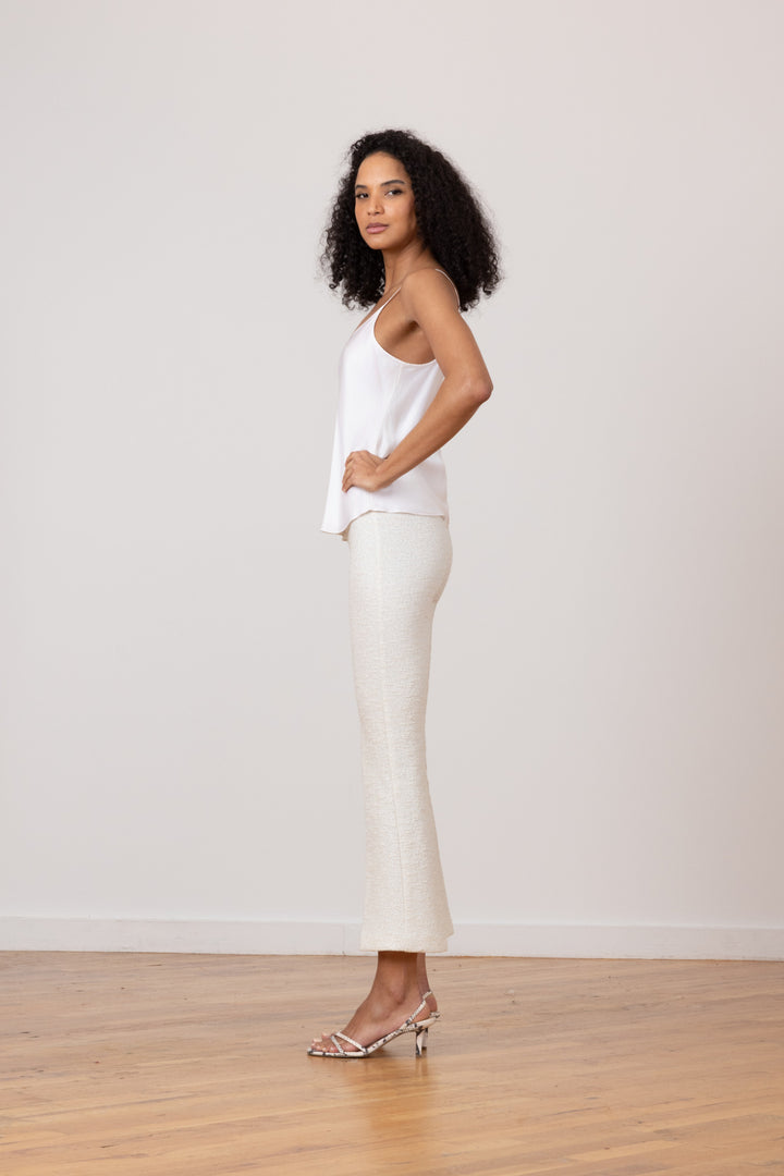 LEO Boucle Silver White - AVENUE MONTAIGNE 