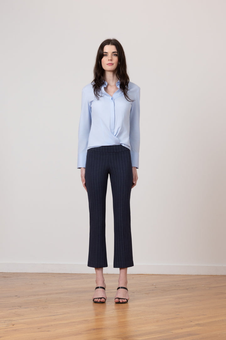 LEO Needle Line Navy - AVENUE MONTAIGNE 