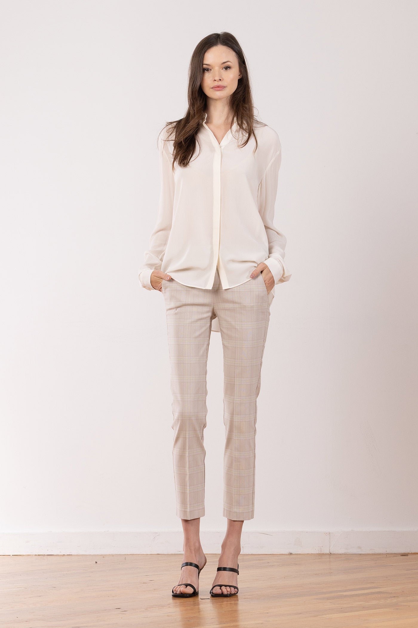 avenue montaigne LULU Wheat Plaid