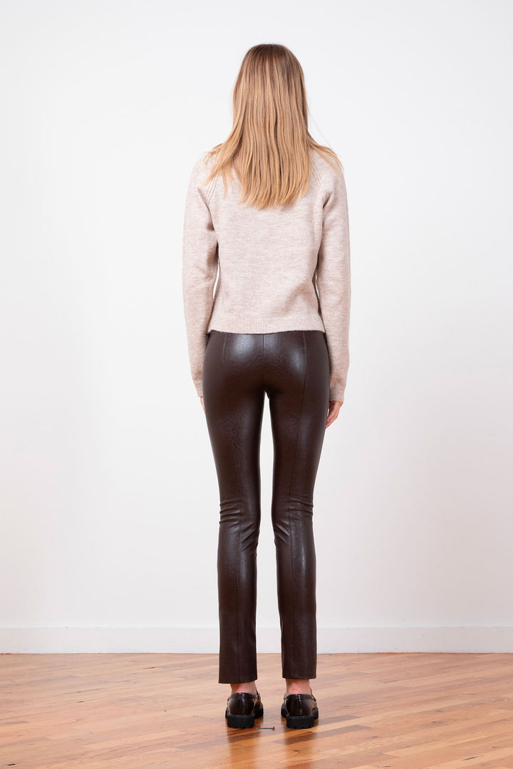 MAX Pleather Brown