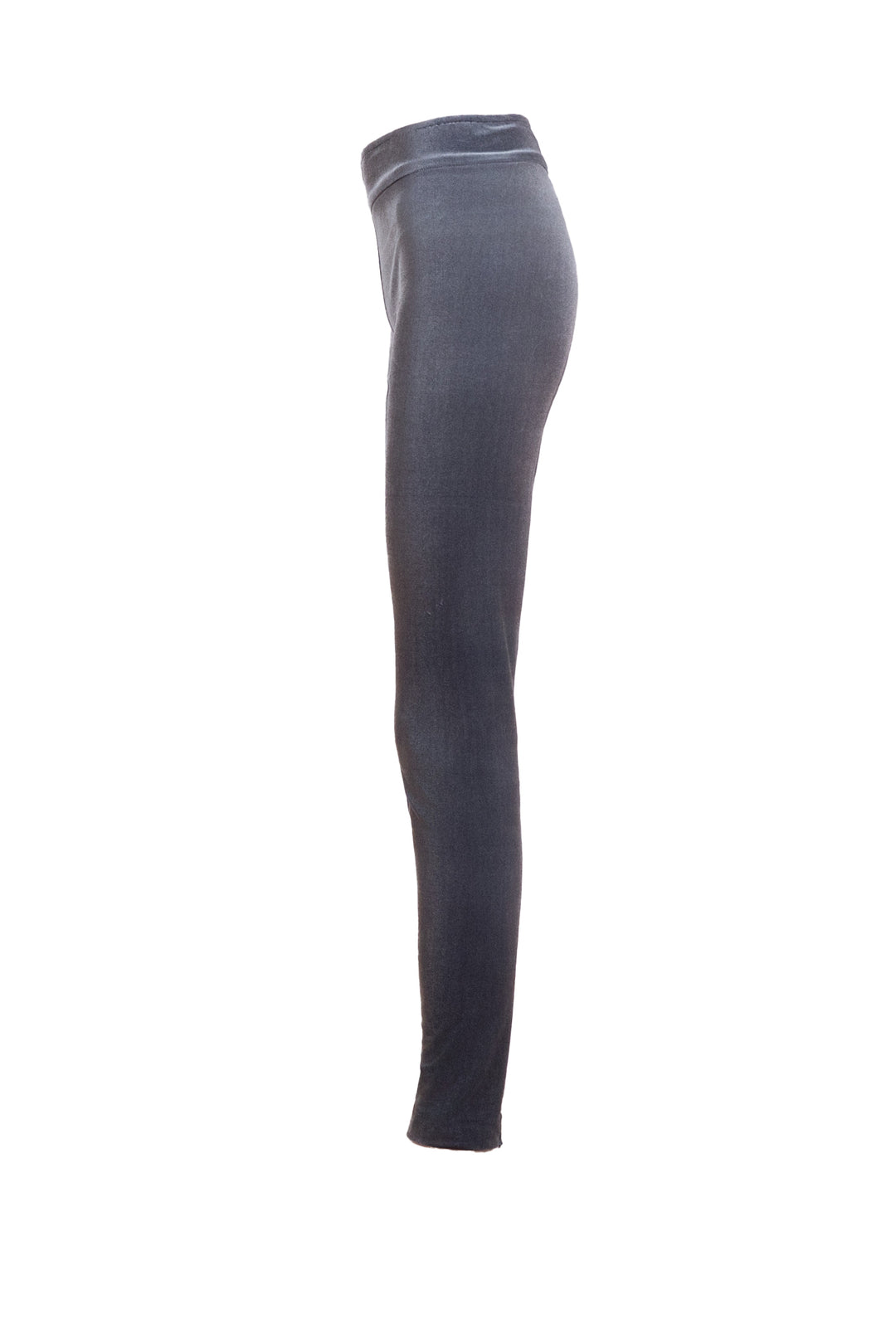 PULL ON SKINNY Velvet Light Grey