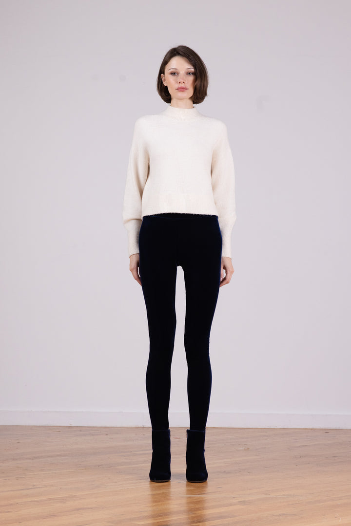 PULL ON SKINNY Velvet Navy
