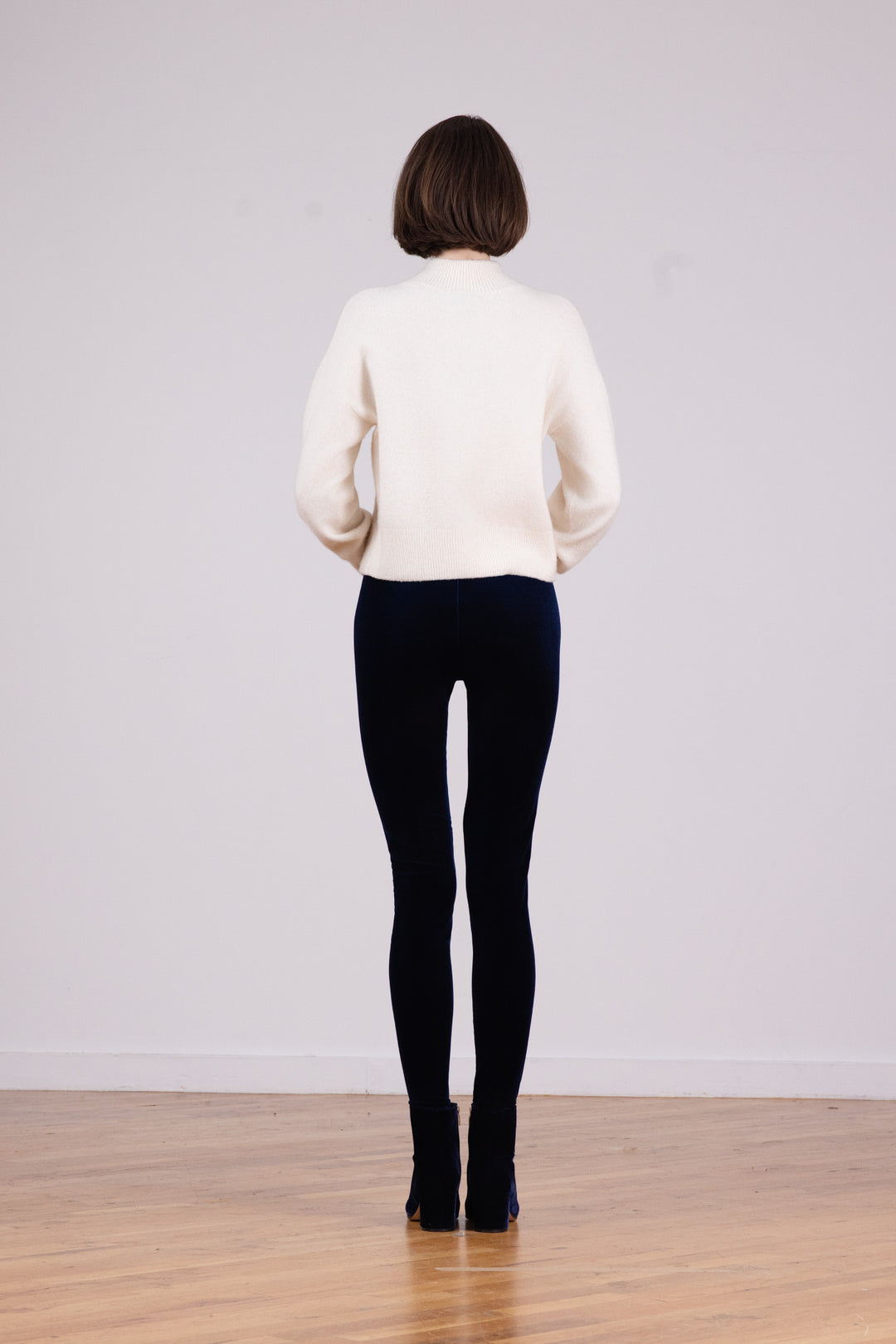 PULL ON SKINNY Velvet Navy