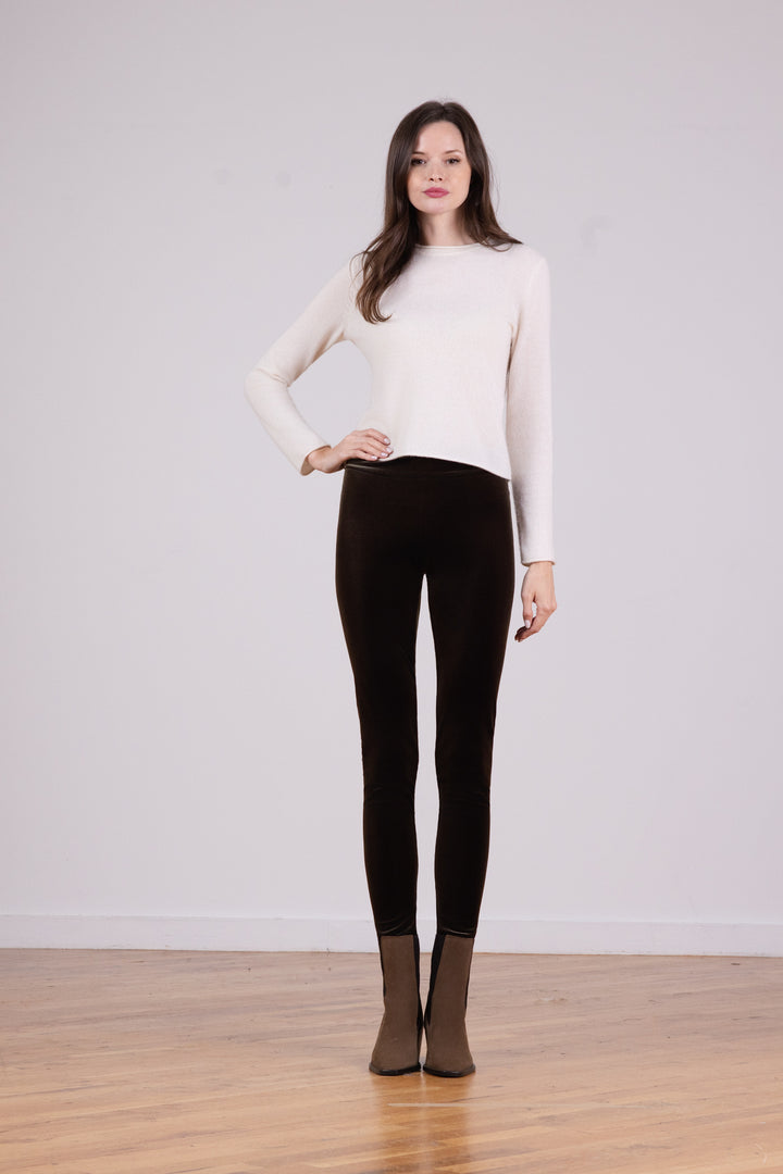 PULL ON SKINNY Velvet Olive