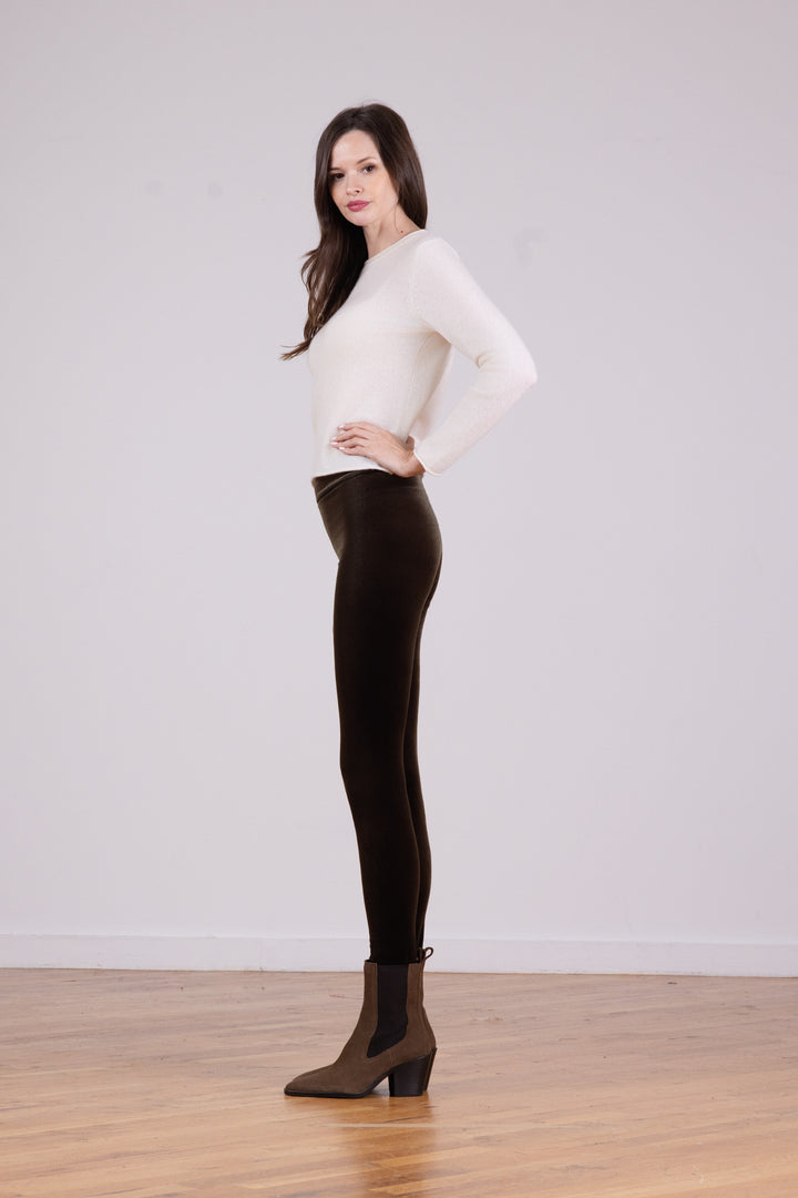PULL ON SKINNY Velvet Olive
