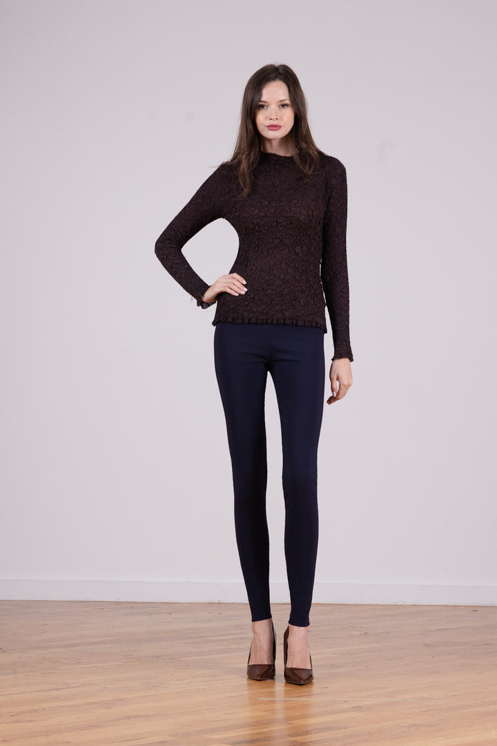 PULL ON SKINNY Signature Navy