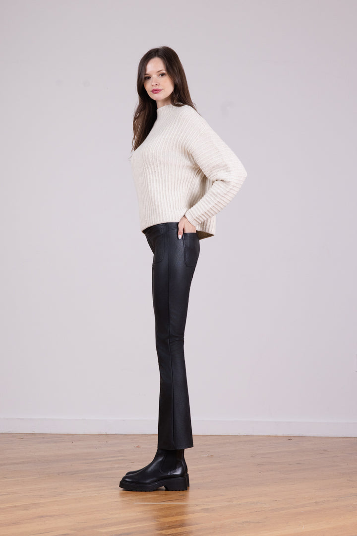 STITCH Pleather Black