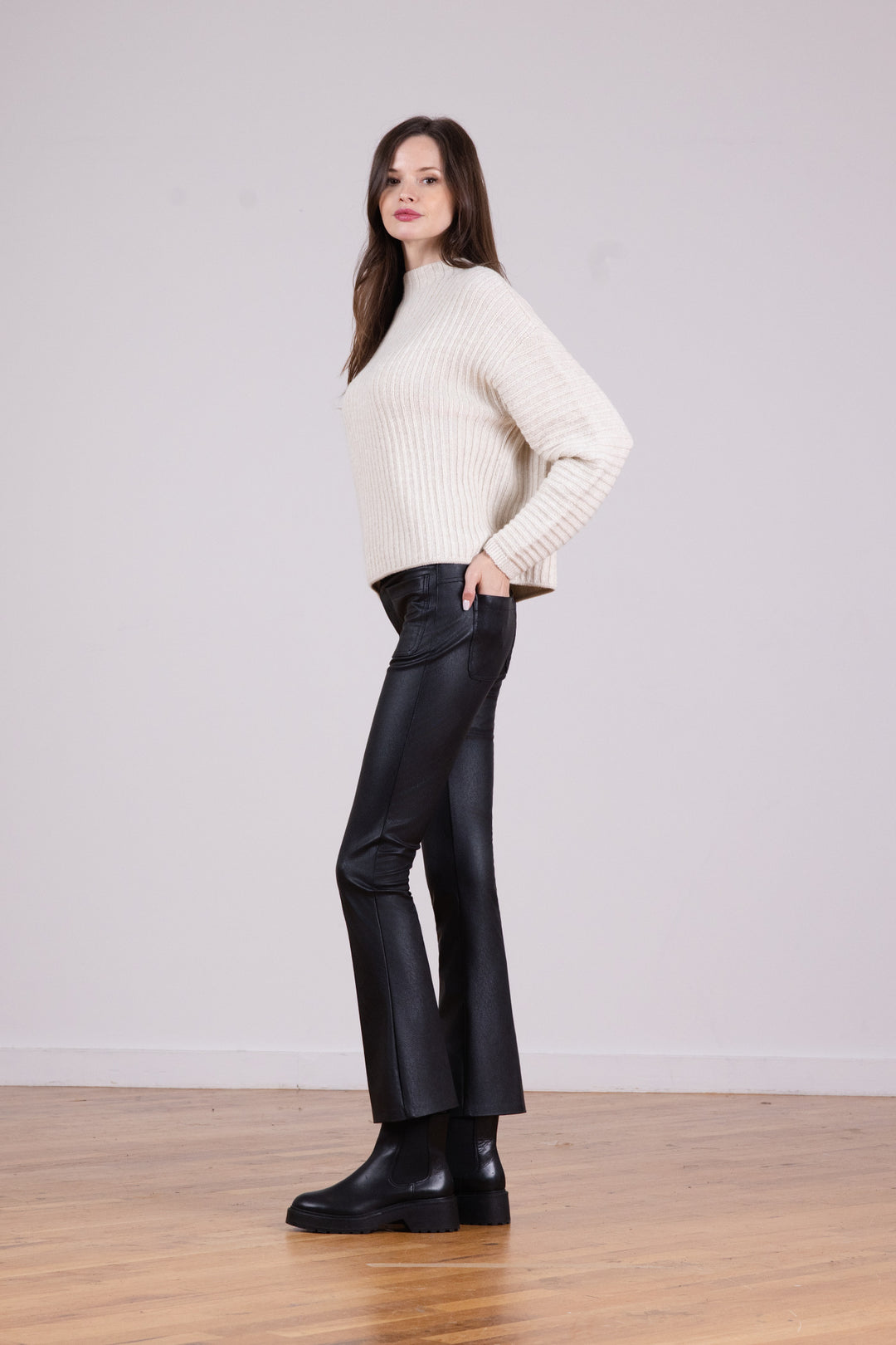 STITCH Pleather Black