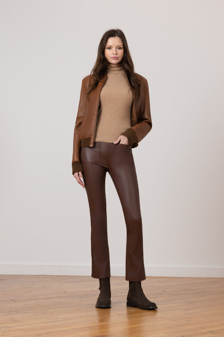 STITCH Pleather Cognac