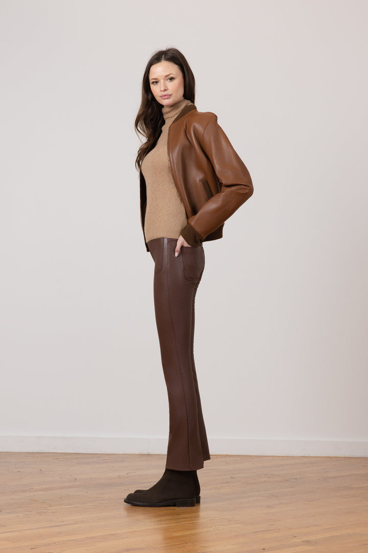 STITCH Pleather Cognac