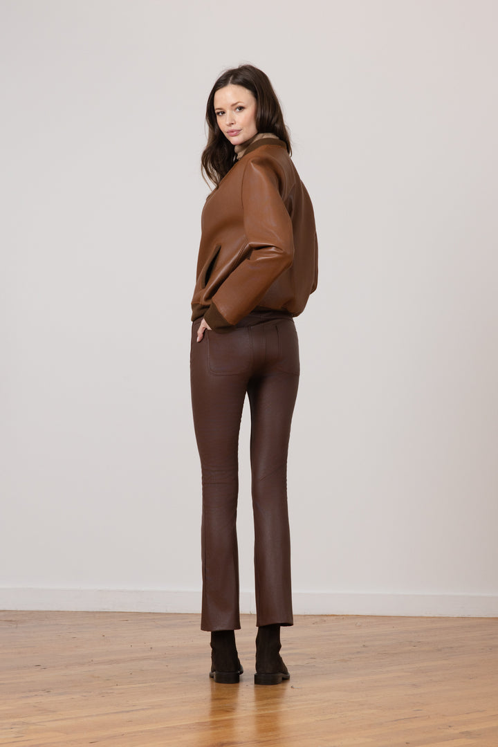 STITCH Pleather Cognac
