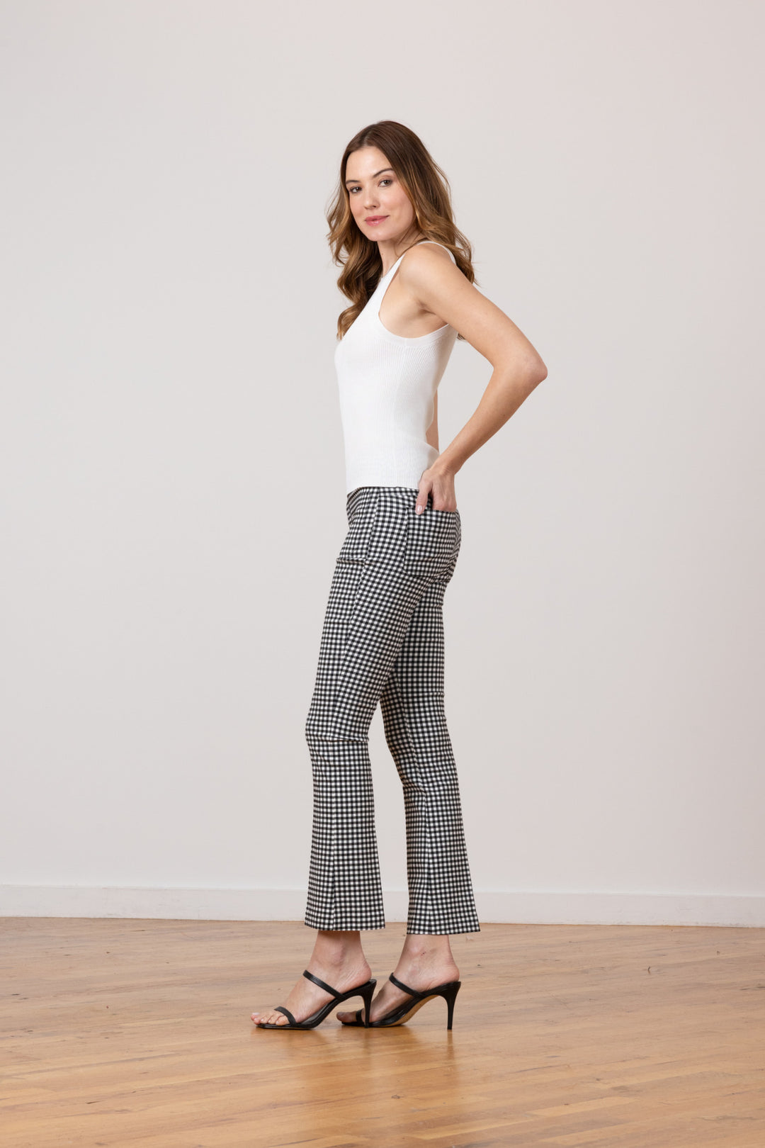 STITCH Check Black - AVENUE MONTAIGNE 