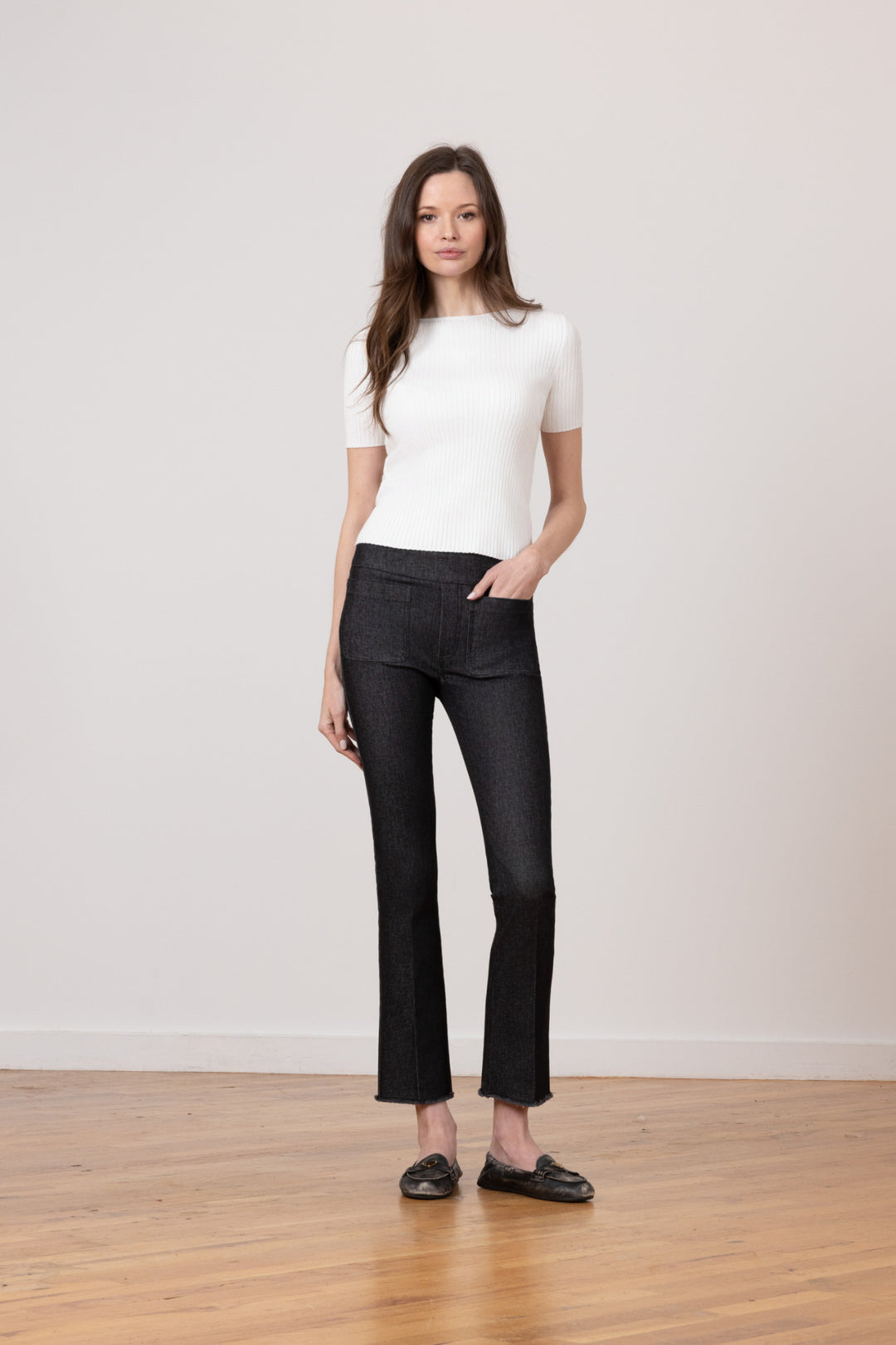STITCH Black Denim - AVENUE MONTAIGNE 