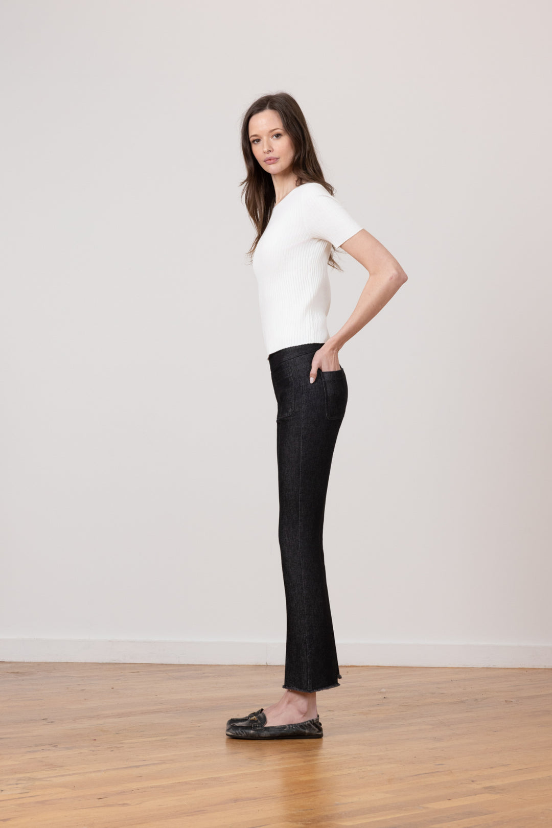STITCH Black Denim - AVENUE MONTAIGNE 