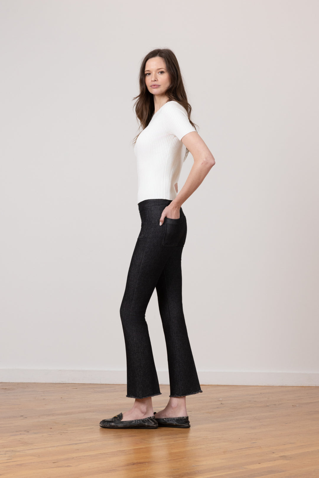 STITCH Black Denim - AVENUE MONTAIGNE 