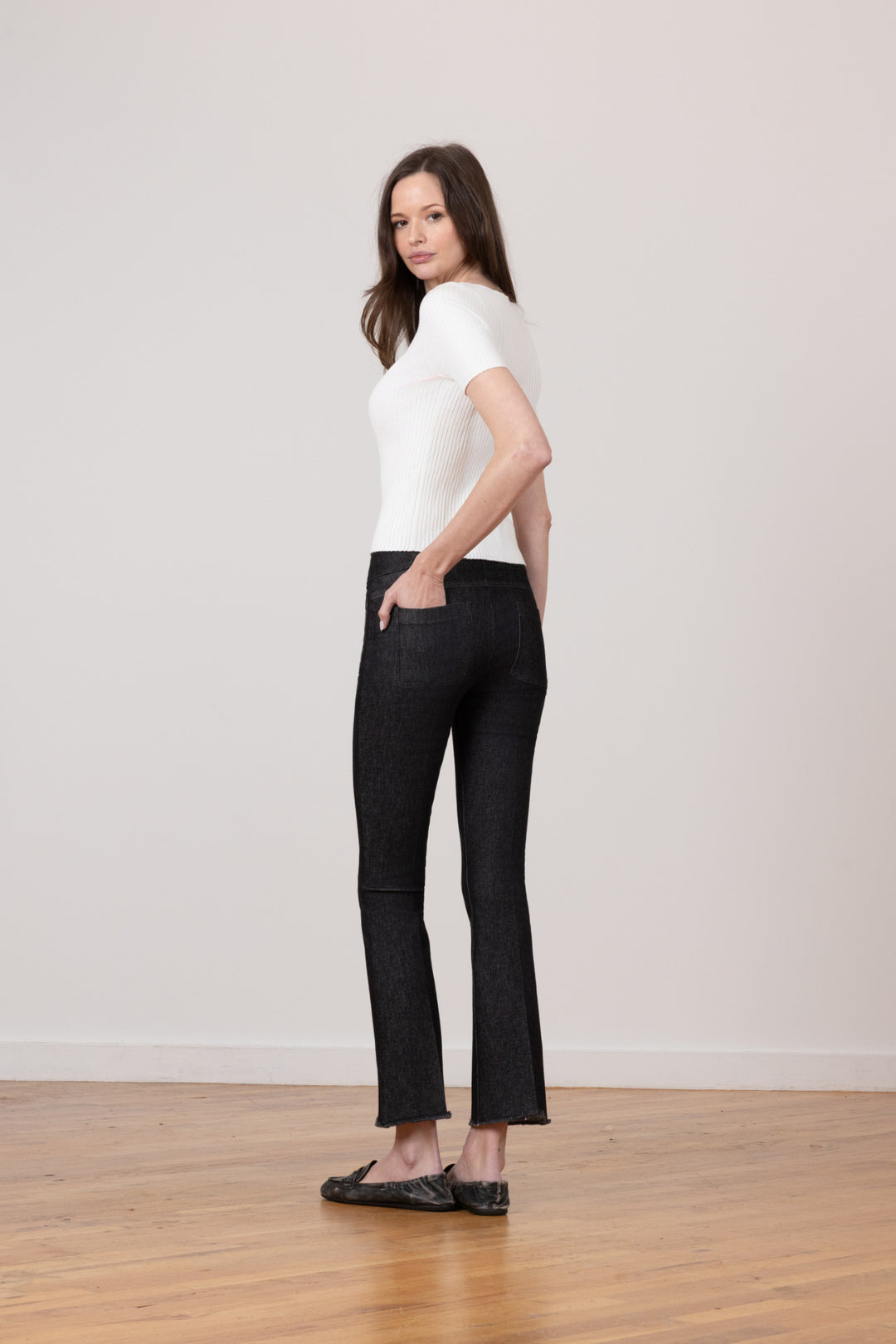 STITCH Black Denim - AVENUE MONTAIGNE 
