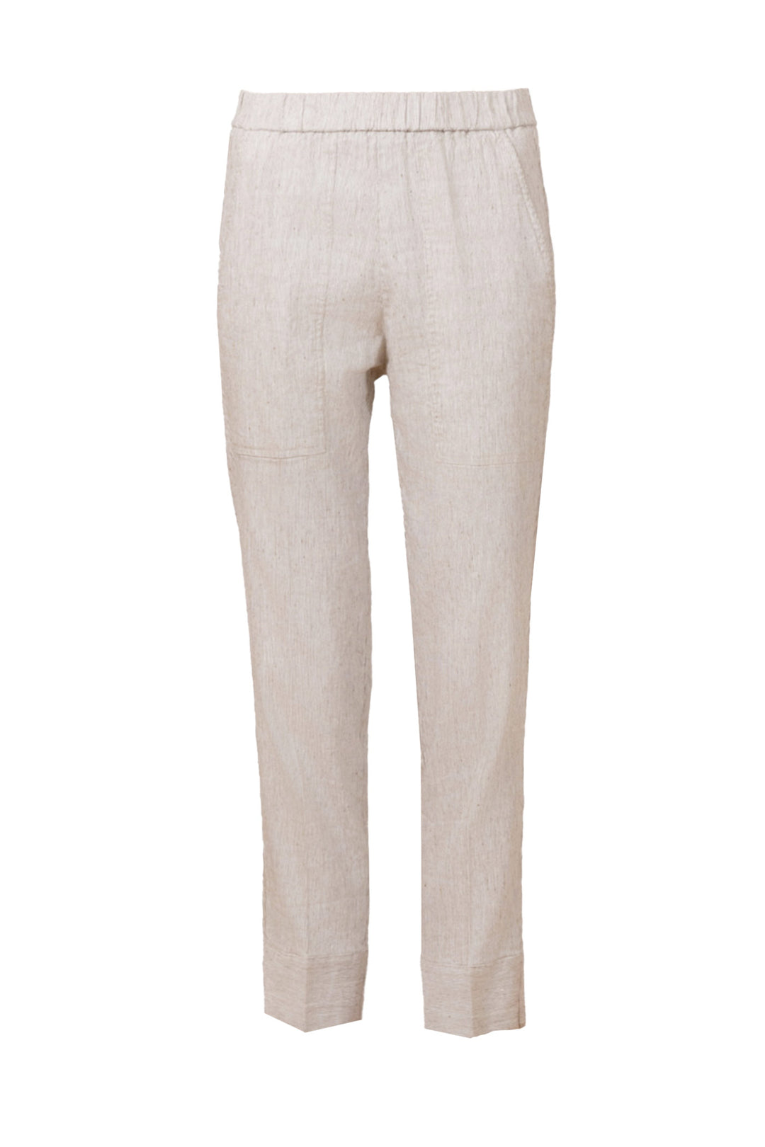 TONIC Linen Stripes Hairline Mushroom - AVENUE MONTAIGNE 