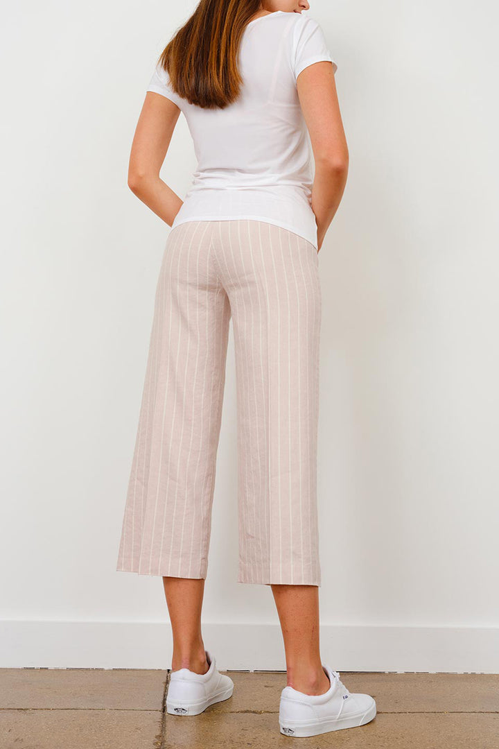 ALEX Linen Stripes Chalk Rose