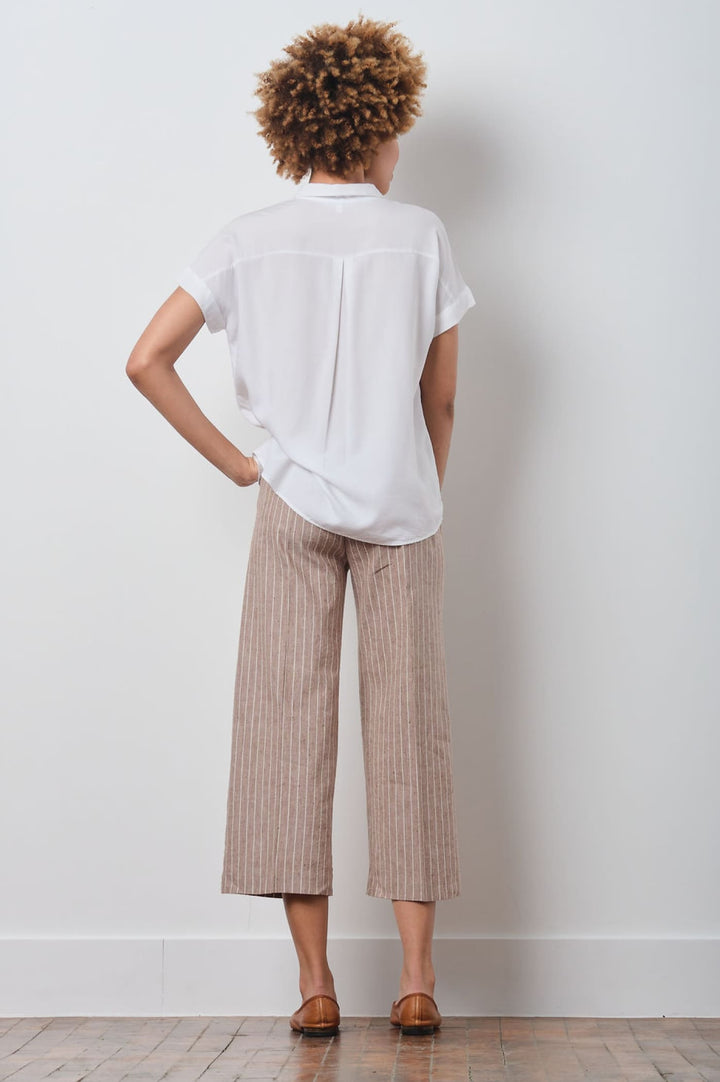 ALEX Linen Pinstripes