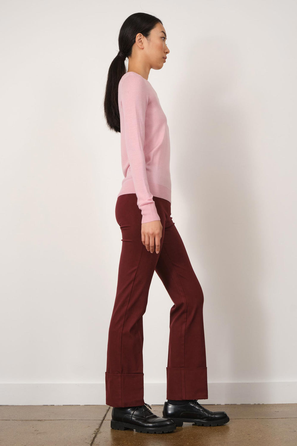 BONNIE Flannel Wine - AVENUE MONTAIGNE 