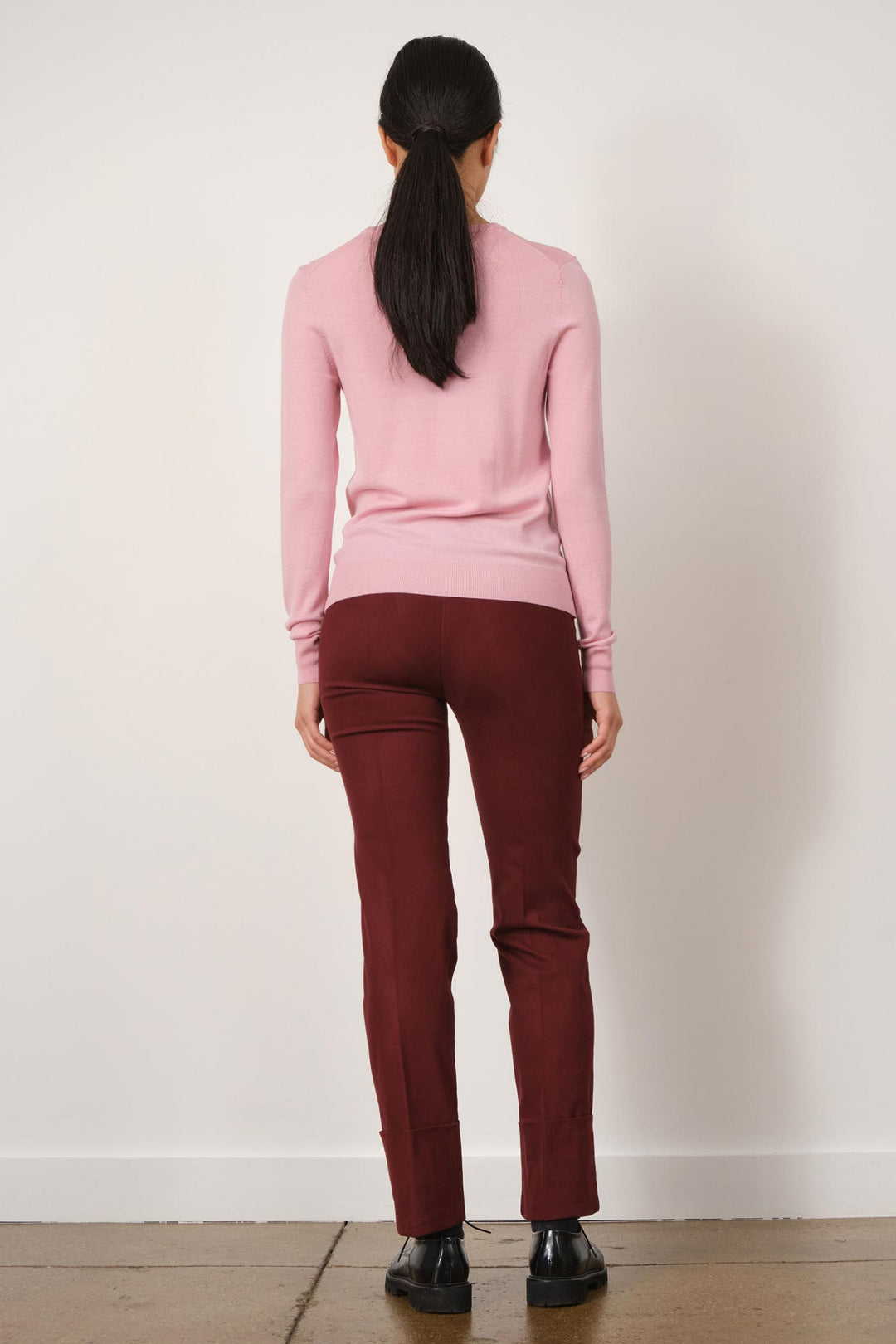 BONNIE Flannel Wine - AVENUE MONTAIGNE 