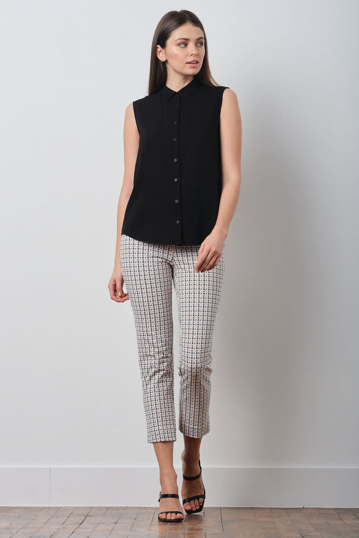 BRIGITTE Houndstooth Blush