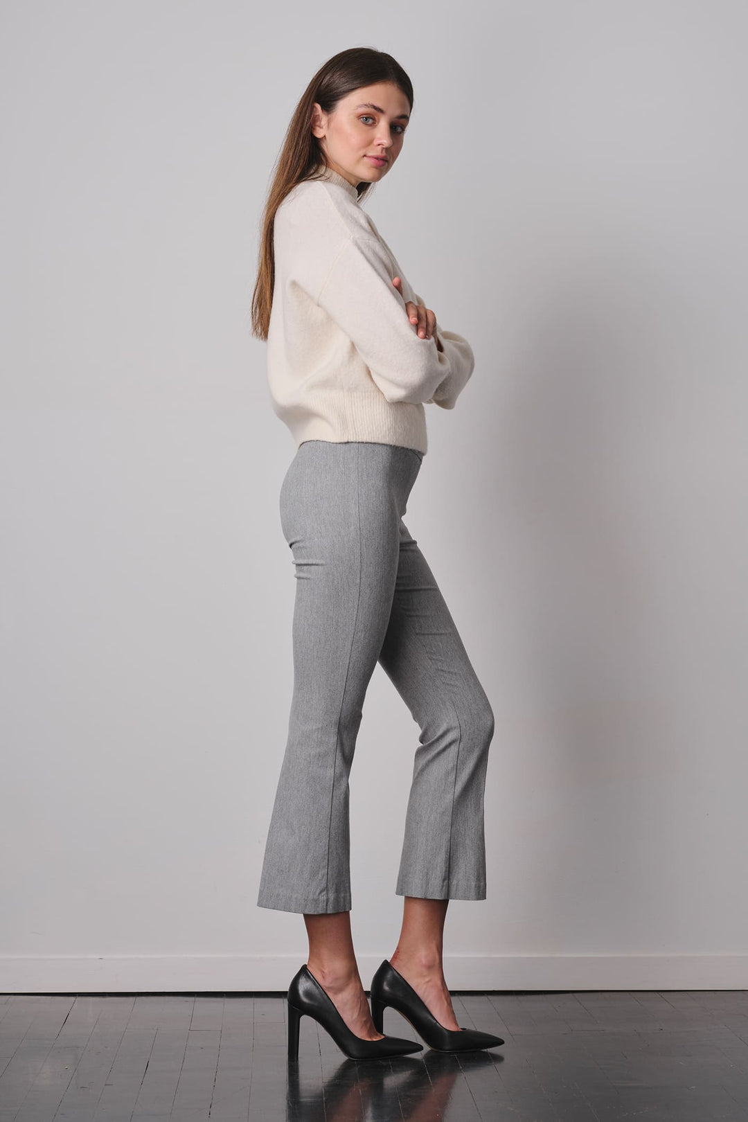LEO Flannel Light Grey - AVENUE MONTAIGNE 