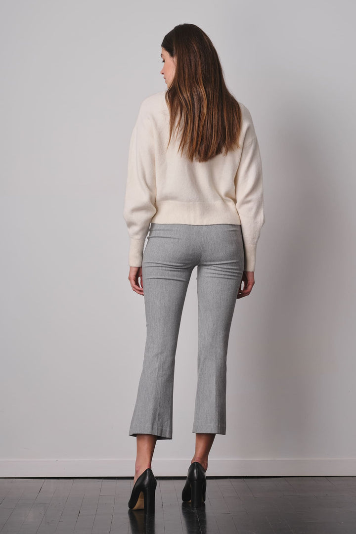 LEO Flannel Light Grey - AVENUE MONTAIGNE 