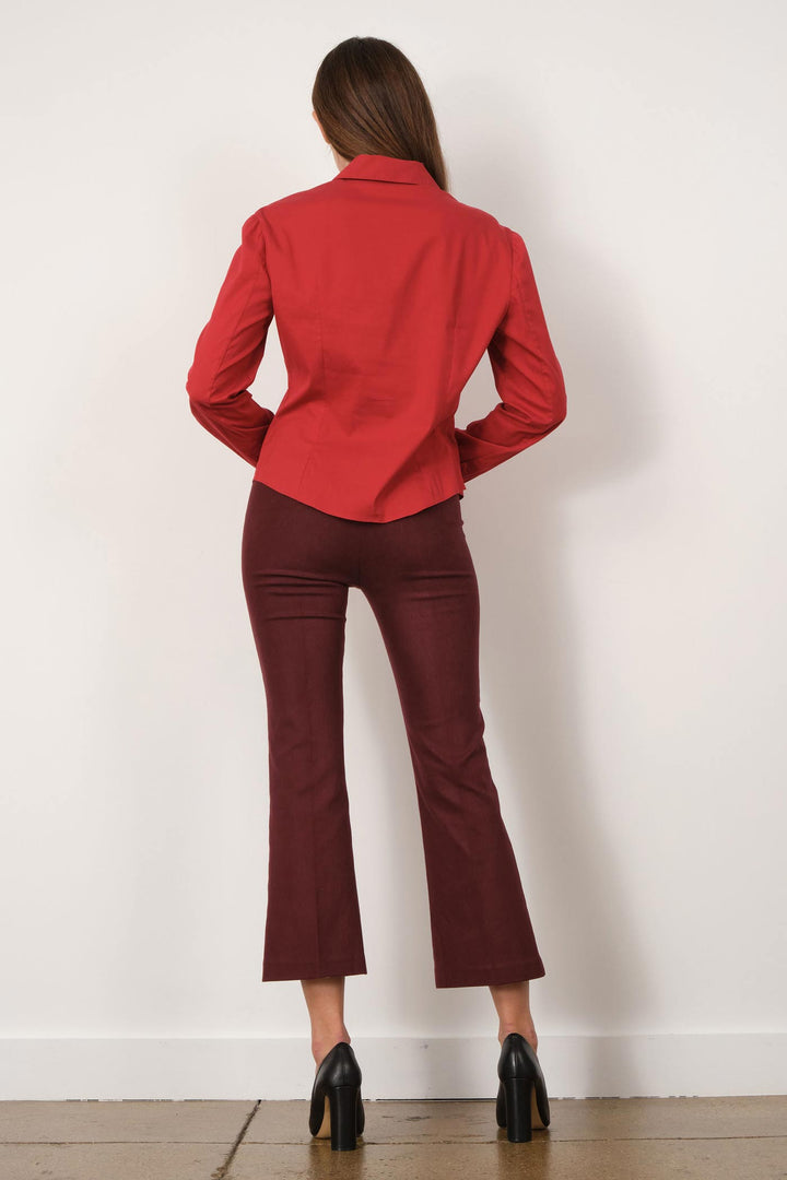 LEO Flannel Wine - AVENUE MONTAIGNE 