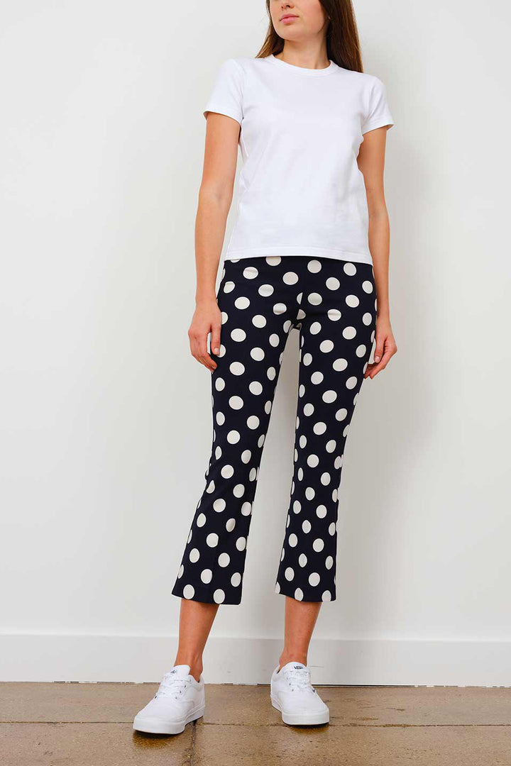 LEO Polka Navy/White