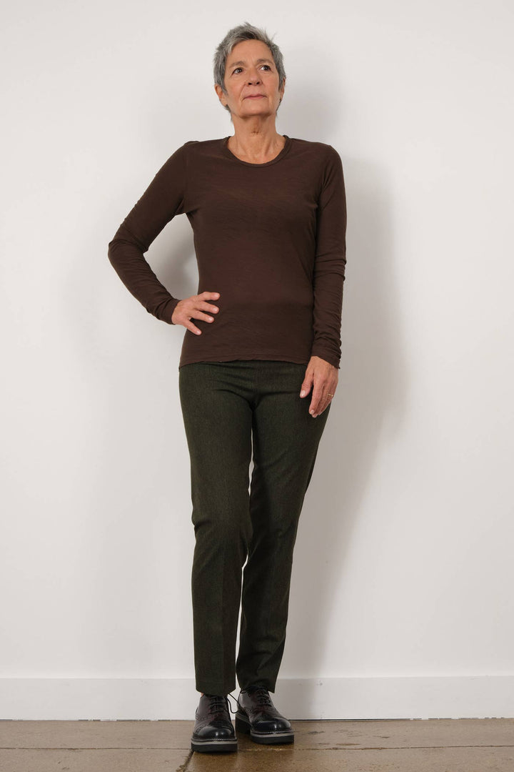 LILI Flannel Olive Green